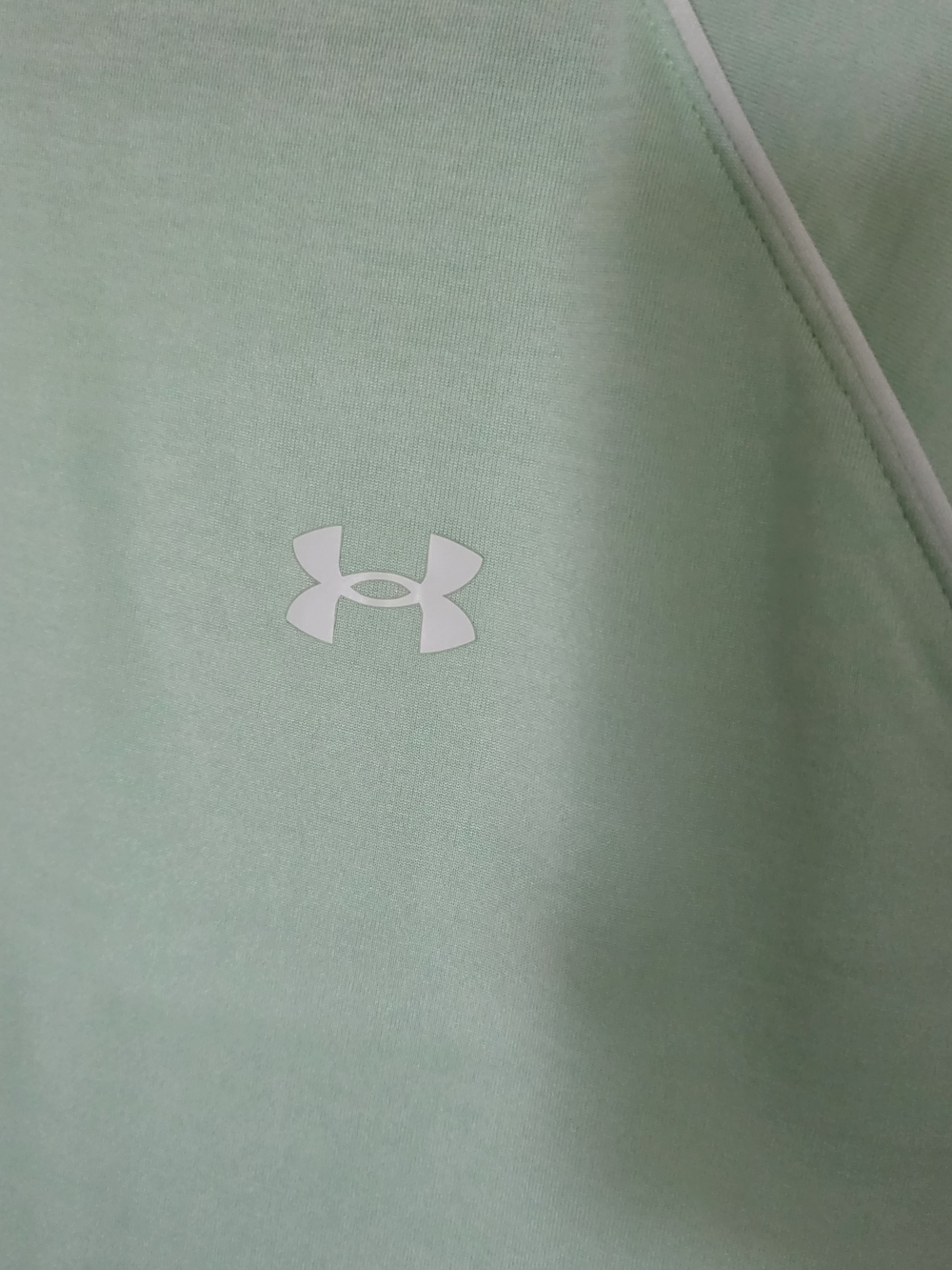 Under Armour Mint Green Hooded Performance Pullover Women’s XL - Picture 3 of 8